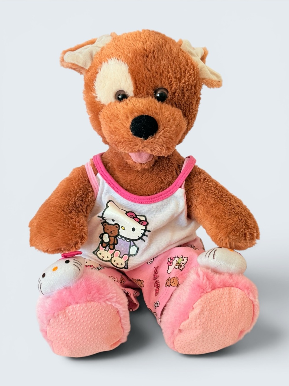 LAST CALL Build a Bear Hello Kitty Outfit on BAB Plush Dog